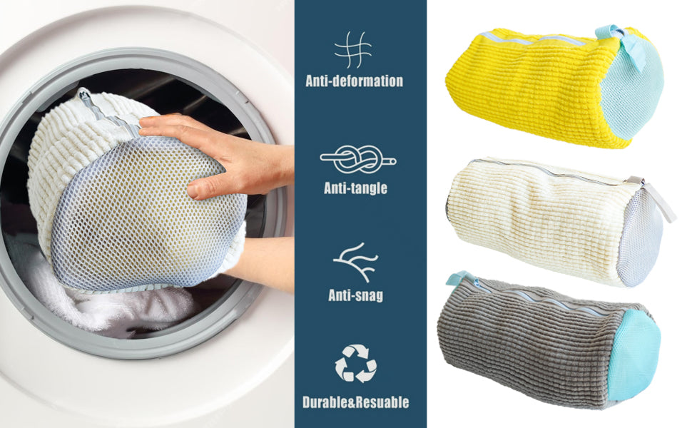 Daddyclean Polyester shoe washing-machine Bag with invisible zipper