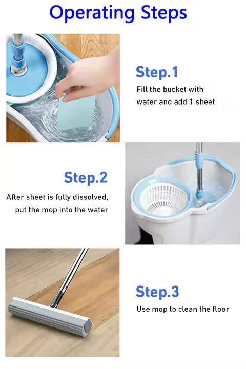 Daddyclean Eco-Friendly Floor Cleaner Sheets | 30 Sheets DaddyClean