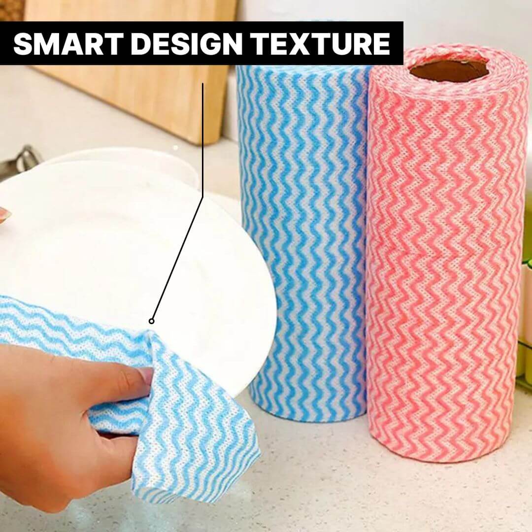 DaddyClean® Reusable and Washable Kitchen wipes(50 Pulls)