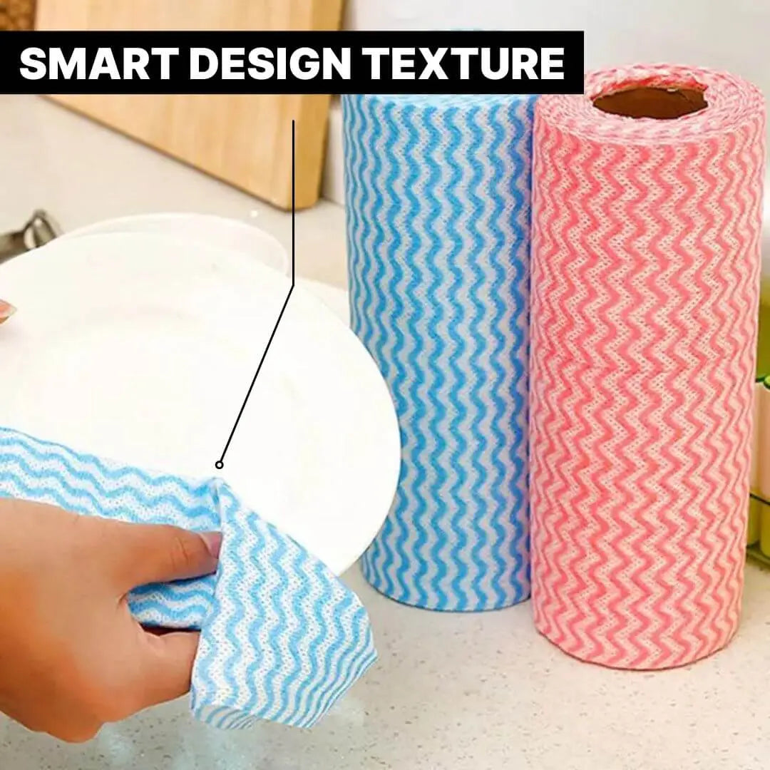 DaddyClean® Reusable and Washable Kitchen wipes(50 Pulls) DaddyClean