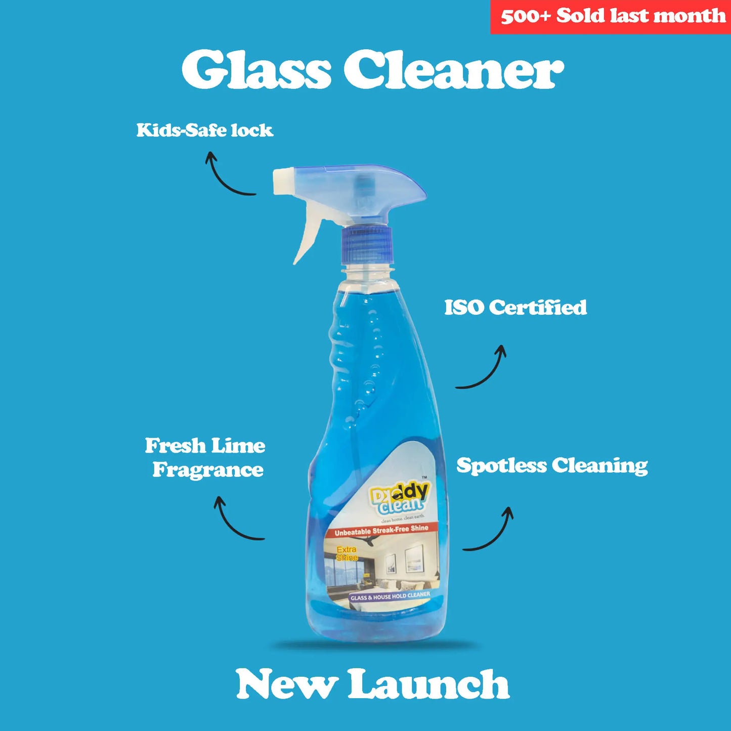 Daddyclean® Glass and Surface Cleaner Spray DaddyClean