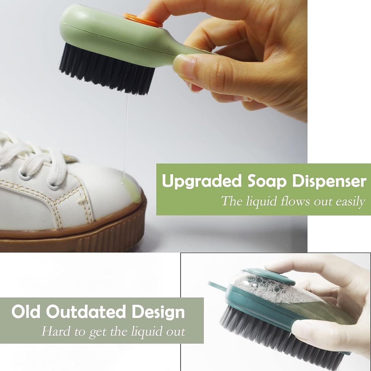 Shoe Brush with Liquid Box DaddyClean