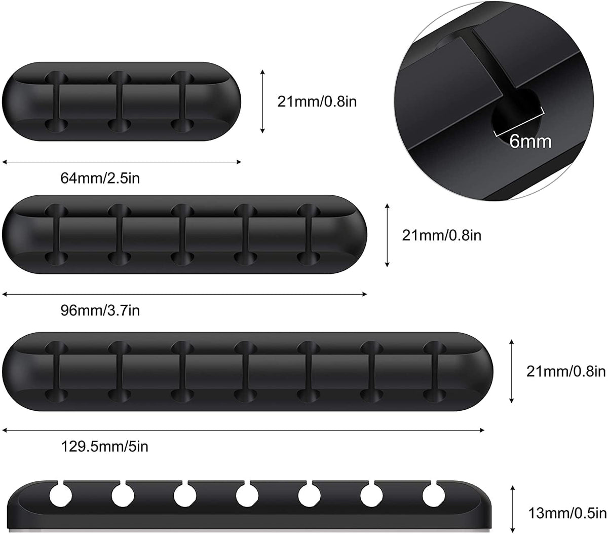 Cable Holder Clips, 2-Pack Cable Management DaddyClean