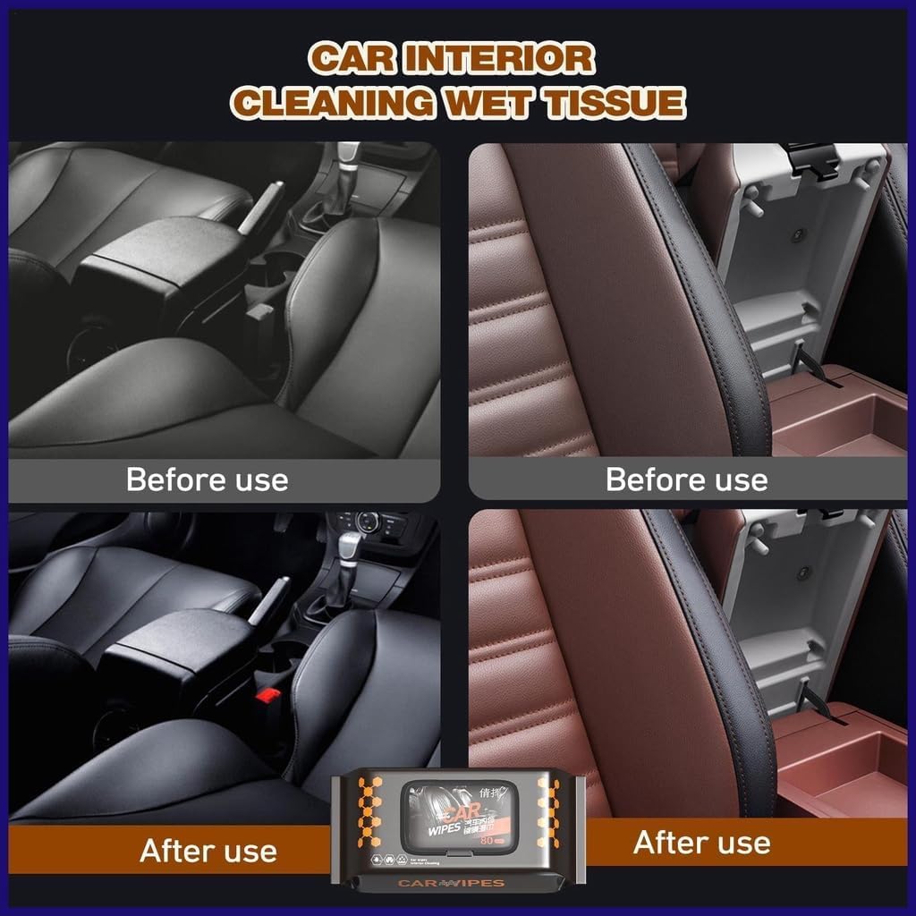 Interior Cleaning Wet Wipes for Glass, Leather, Dashboard DaddyClean