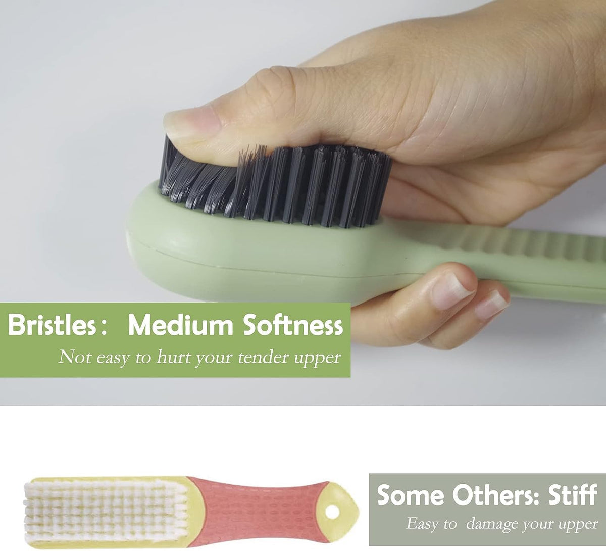 Shoe Brush with Liquid Box DaddyClean
