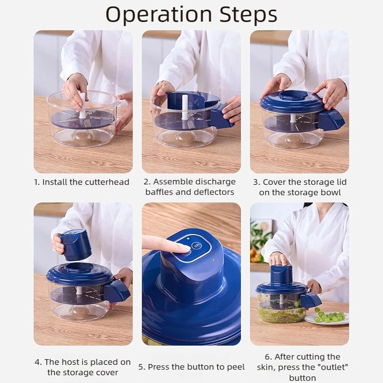 Electric Automatic Fruit Peeler for Home,Fruits Shop and Restaurant Kitchen DaddyClean