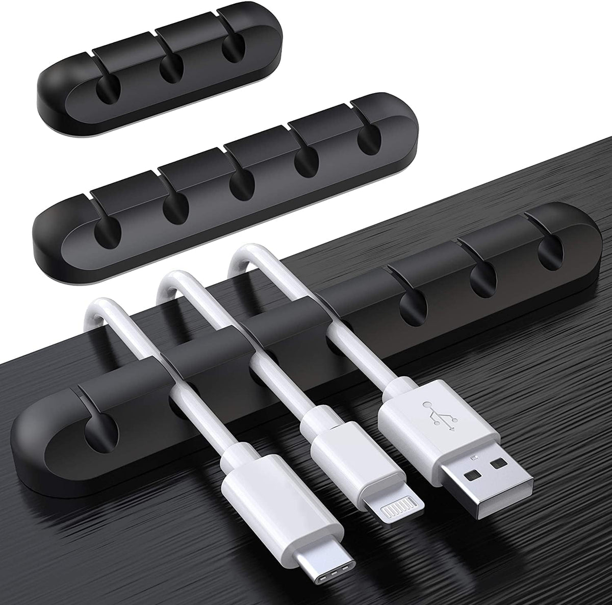 Cable Holder Clips, 2-Pack Cable Management DaddyClean