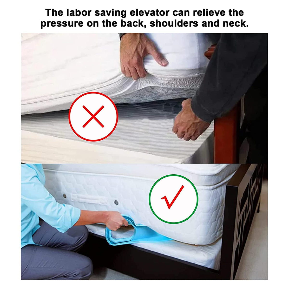 Mattress Lifter and Bedsheet Tucker Tool DaddyClean