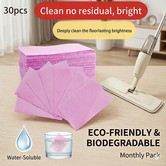 Eco-Friendly Water Soluble Floor Tiles Cleaning Paper(30 Pcs) DaddyClean