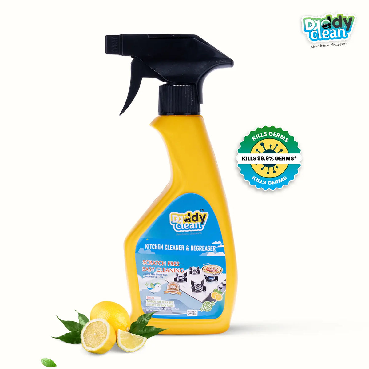 DaddyClean Kitchen Diwali Kit – Degreaser, Drain Cleaner, Cloths & Gloves DaddyClean
